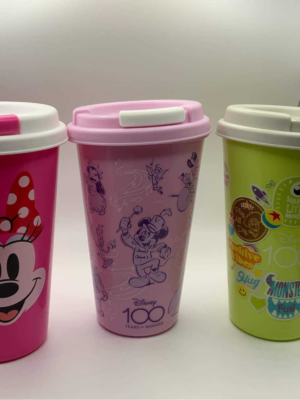 Disney Pink 100th Anniversary Commemorative Travel Mugs - 3
